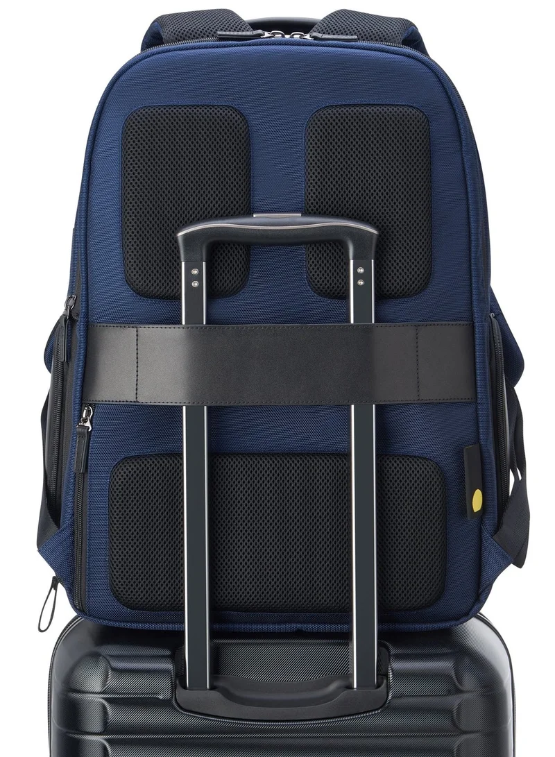 DELSEY Paris  Wagram 17.3 Inch 2-Compartment Laptop Backpack - Navy Blue  | Best Price UAE